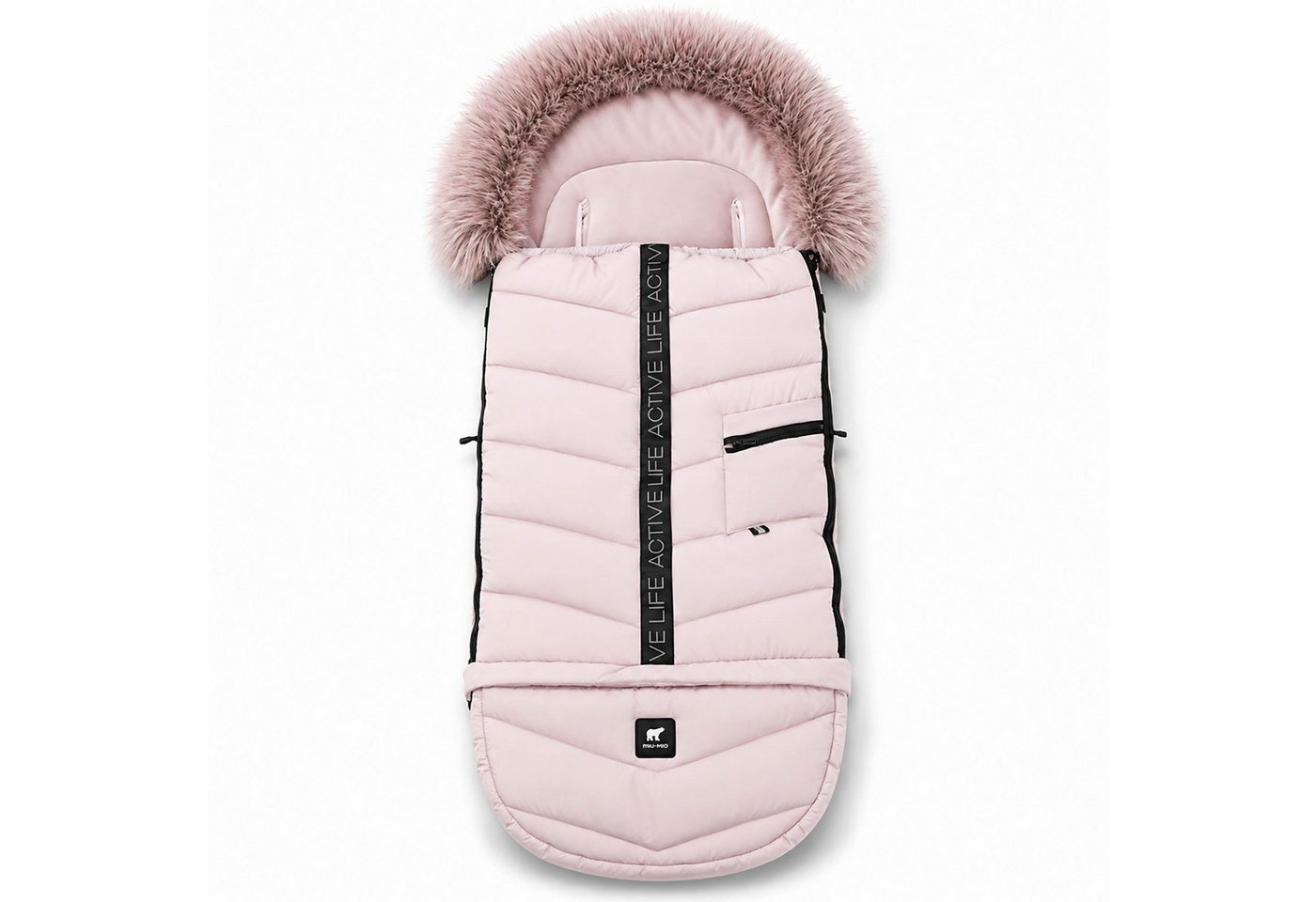 Knirpsenland Fußsack Winterfußsack Kinderwagen EVEREST Wasserabweisend Warm gefüttert, Thermoregulierendes Polar-Fleece-Innenfutter Bild 2