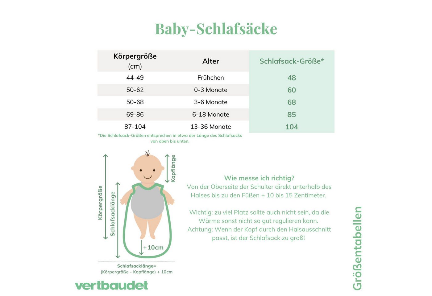 vertbaudet Babyschlafsack Baby Winterschlafsack aus Musselin TRAUMNÄCHTE, Winterschlafsack, 3 TOG Bild 3