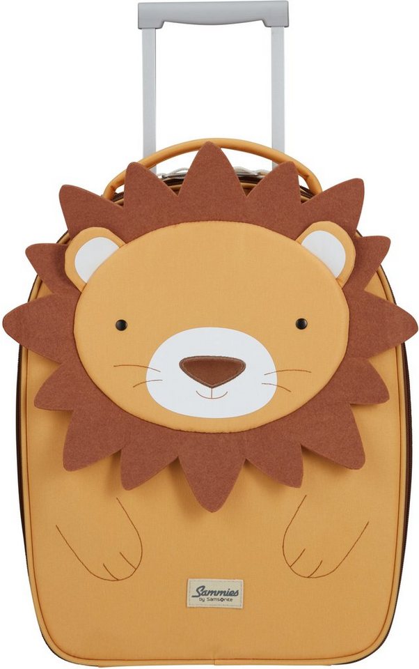 Samsonite Kinderkoffer Happy Sammies, Lion Lester, 2 Rollen, für Kinder, arretierbares und versenkbares Druckknopf-Trolleysystem
