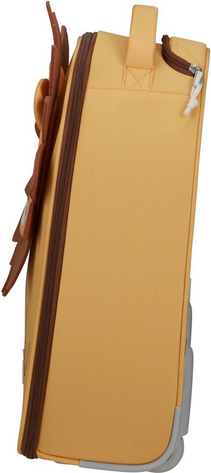 Samsonite Kinderkoffer Happy Sammies, Lion Lester, 2 Rollen, für Kinder, arretierbares und versenkbares Druckknopf-Trolleysystem Bild 3