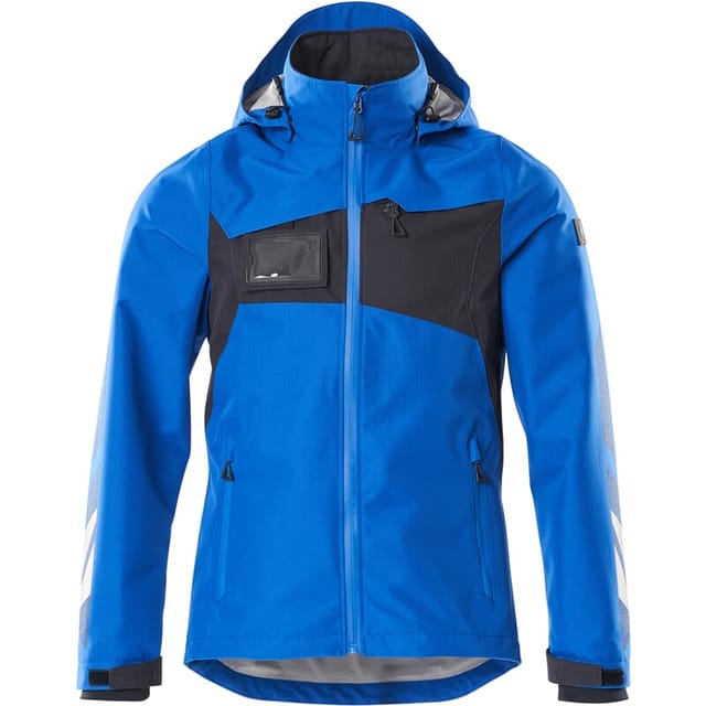 Accelerate Hard Shell Jacke 18301 atmungsaktiv, winddicht und wasserdicht, Farbe: Azurblau/Schwarzblau - 91010, Größe: 4XL - Mascot