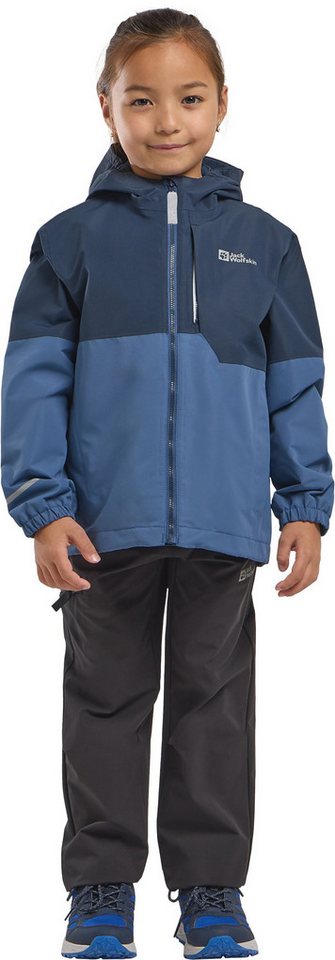 Jack Wolfskin Outdoorjacke ACTAMIC 2L JKT K mit Brusttasche, atmungsaktiv, elastisch, wasserdicht, winddicht