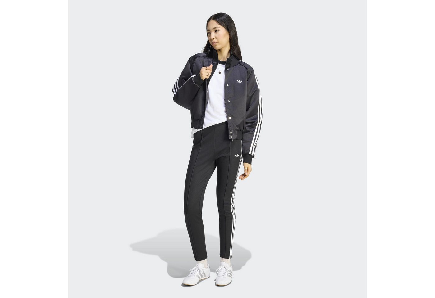 adidas Originals Outdoorjacke SATIN SST sportlicher Schnitt, mit Satin-Finish, aus Polyester
