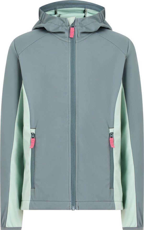 McKINLEY Outdoorjacke DA.-UNTERJACKE ABE LT G sportlich, aus Polyester, mit Kapuze, hüftbedeckend