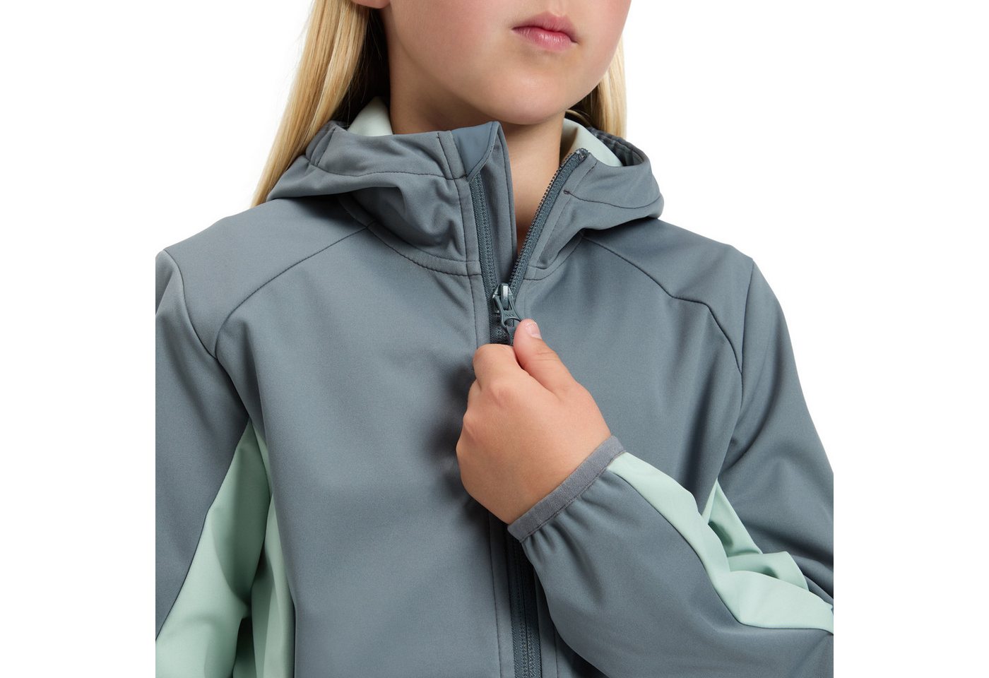 McKINLEY Outdoorjacke DA.-UNTERJACKE ABE LT G sportlich, aus Polyester, mit Kapuze, hüftbedeckend Bild 3