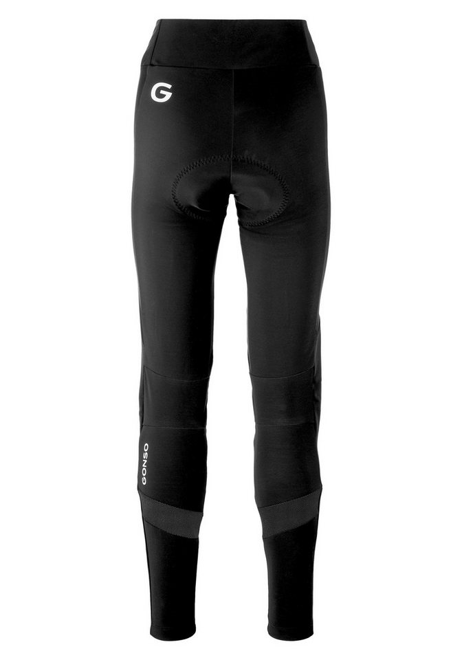 Gonso Fahrradhose Essential Tight Softshell W Damen Softshell-Radhose mit Dry Up Air Sitzpolster, Tight Fit