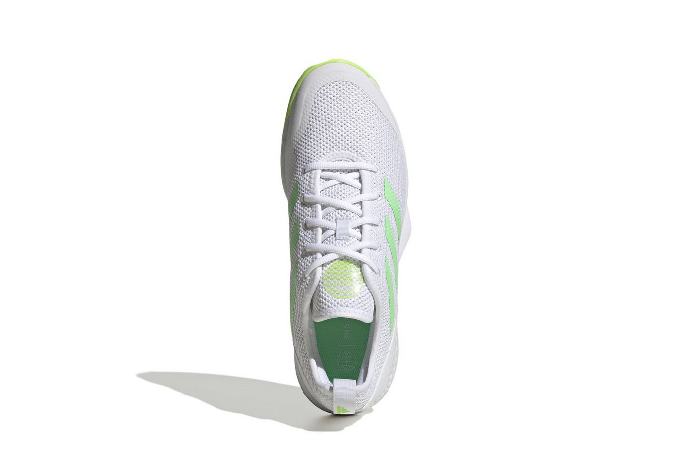 adidas Performance CourtFlash Allcourt weiss/limegrün Herren Tennisschuh Bild 2