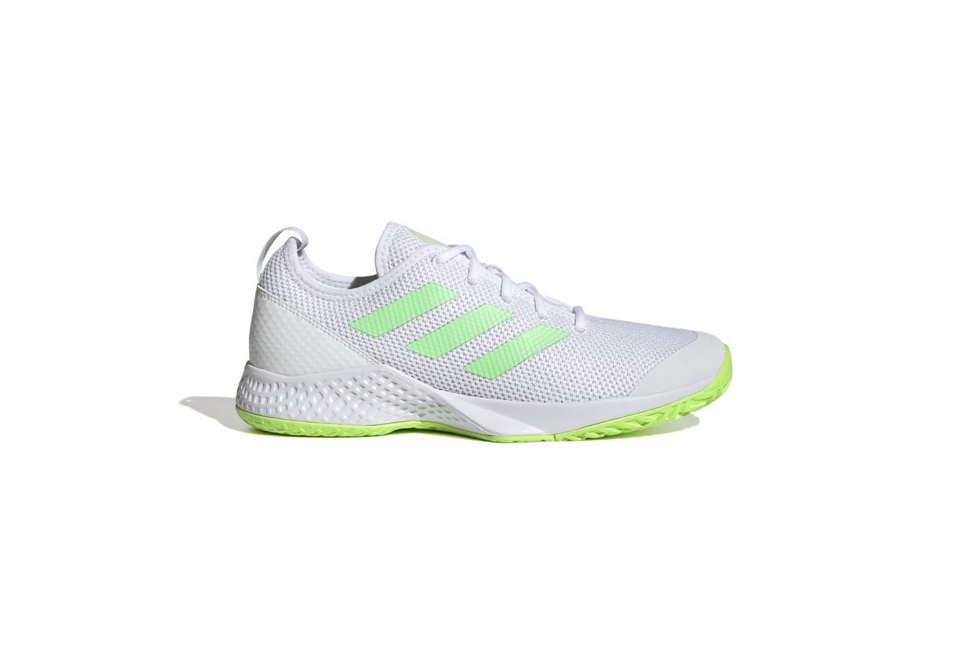 adidas Performance CourtFlash Allcourt weiss/limegrün Herren Tennisschuh Bild 3