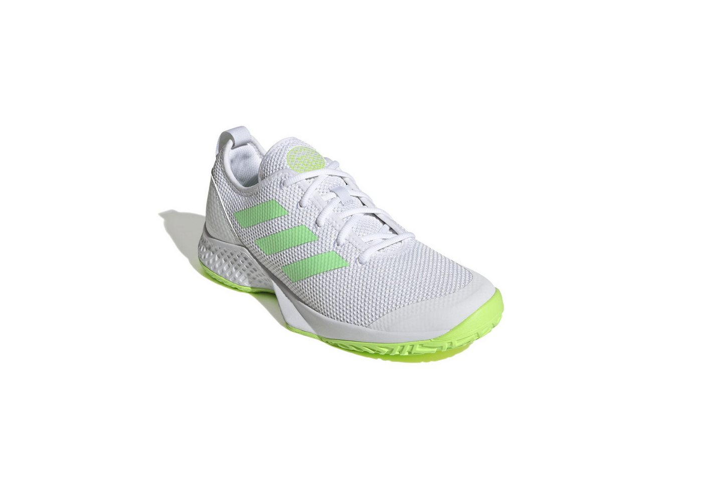 adidas Performance CourtFlash Allcourt weiss/limegrün Herren Tennisschuh Bild 4