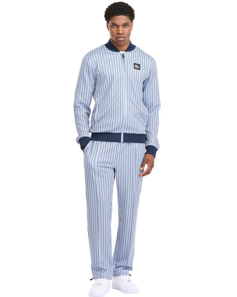 Lonsdale Jogginganzug Lonsdale Slimfit Trainingsanzug Garvary, Karriert