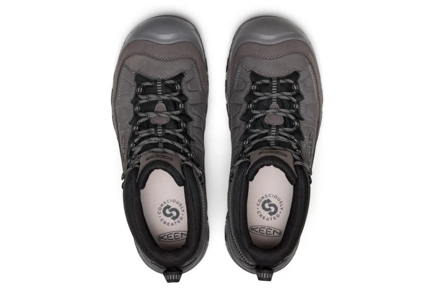 Keen Targhee IV Mid WP (Nubukleder, wasserdicht) dunkelgrau/schwarz Herren Wanderschuh Bild 5