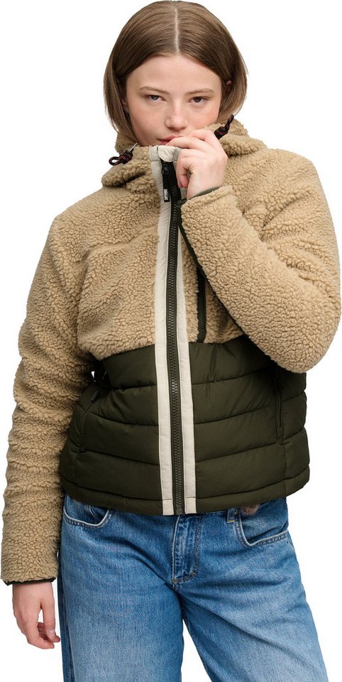 Superdry Motorradjacke Outdoor Damen Hybridjacke Bild 4