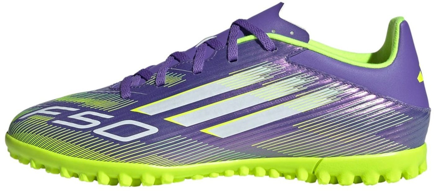 adidas Performance F50 CLUB TF PURRUS/FTWWHT/LUCLEM Fußballschuh Bild 4