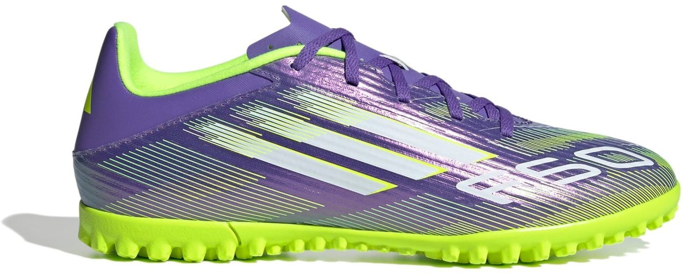 adidas Performance F50 CLUB TF PURRUS/FTWWHT/LUCLEM Fußballschuh Bild 5