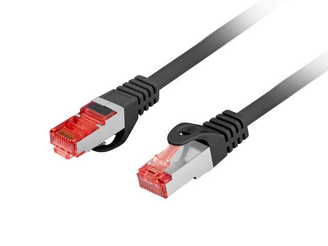 UTP starres Netzwerkkabel der Kategorie 6 Lanberg PCF6-10CU-0025-BK