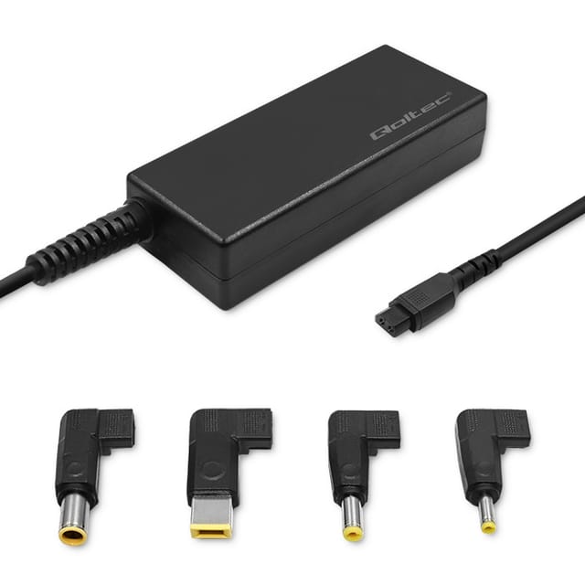 Qoltec Netzteil Spezialisiert für Lenovo 65W SmartPlug 4 Stecker + Stromkabel