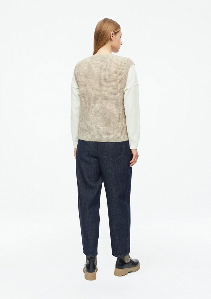 s.Oliver Funktionsweste Strickjacke Strickweste aus Alpakamix Bild 2