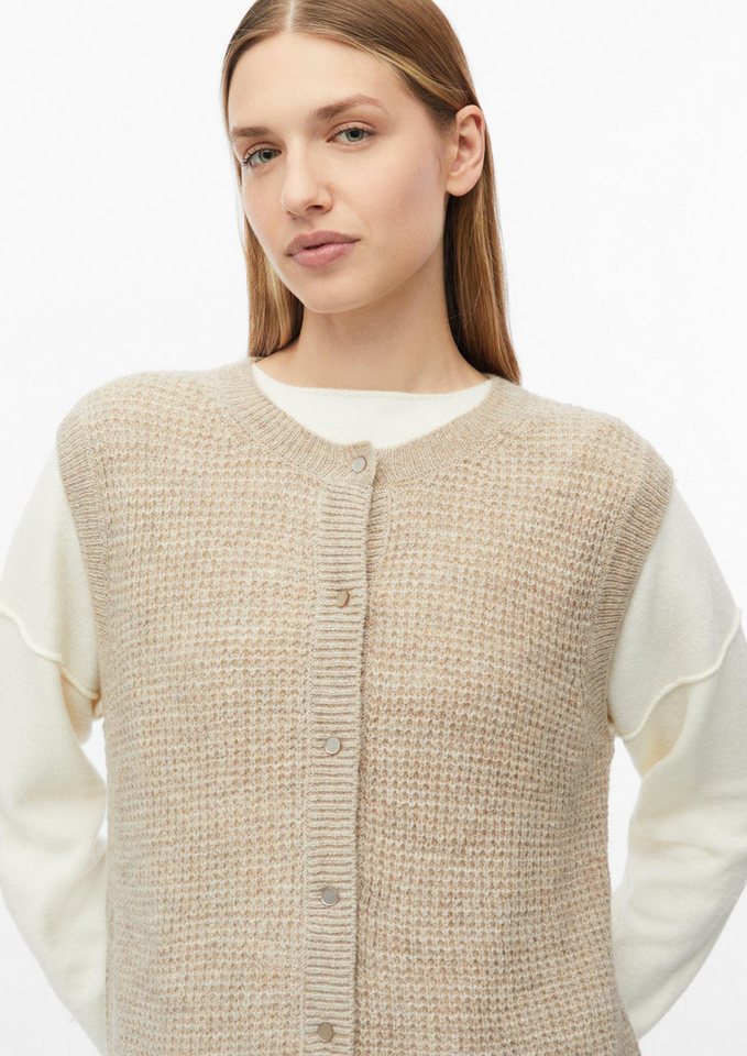 s.Oliver Funktionsweste Strickjacke Strickweste aus Alpakamix Bild 4