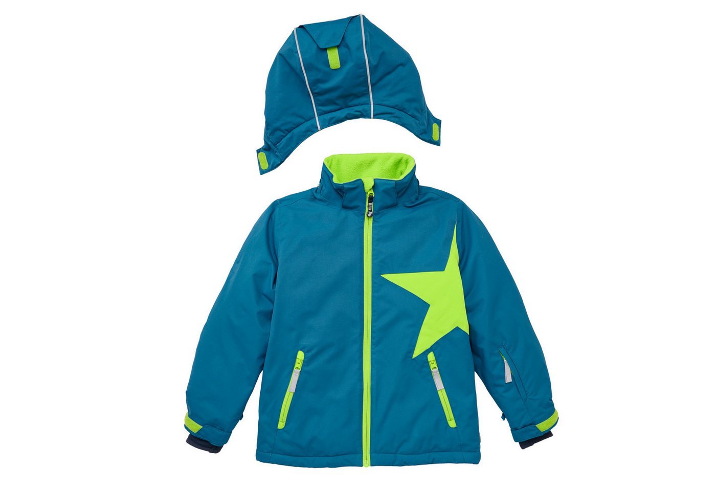 JAKO-O Outdoorjacke JAKO-O Winterjacke Skijacke Kinder Jungen Mädchen petrol RECCO-Rettungssystem