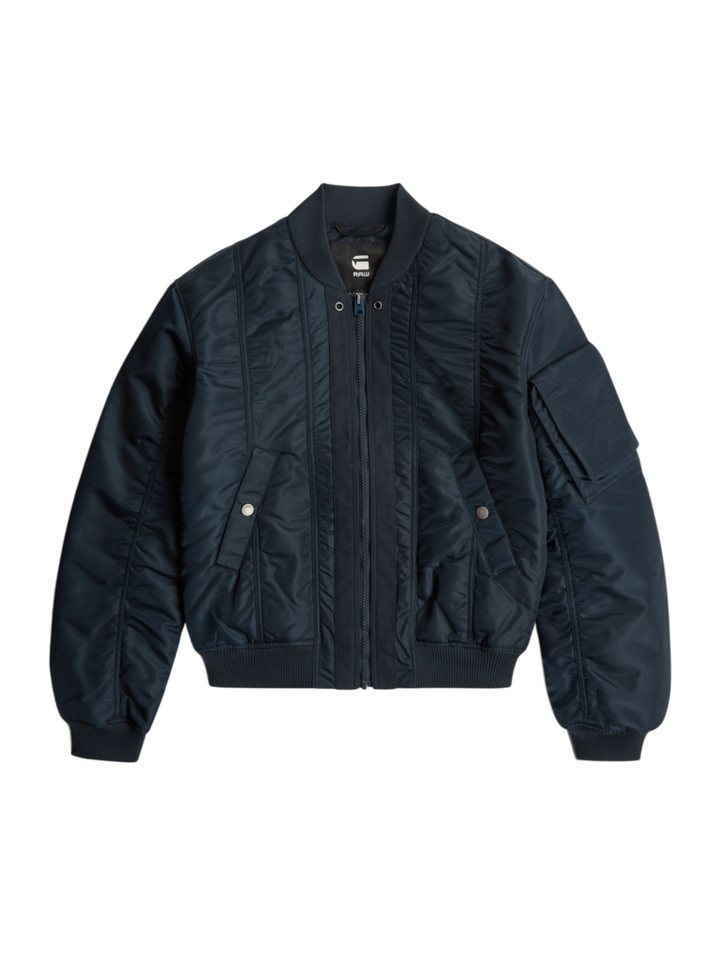 G-STAR Outdoorjacke blau,Casual,Polyamid,Strukturiert,Collegekragen,Lang,Regular Fit Bild 3