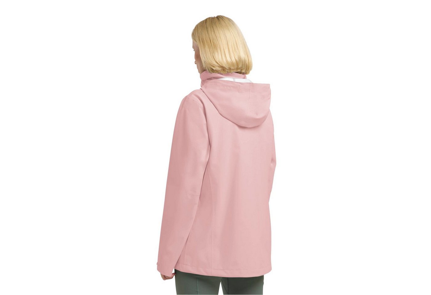 Jack Wolfskin Regenjacke Trailtime 2-Lagen (wasserdicht, atmungsaktiv) hellrosa Damen Bild 2