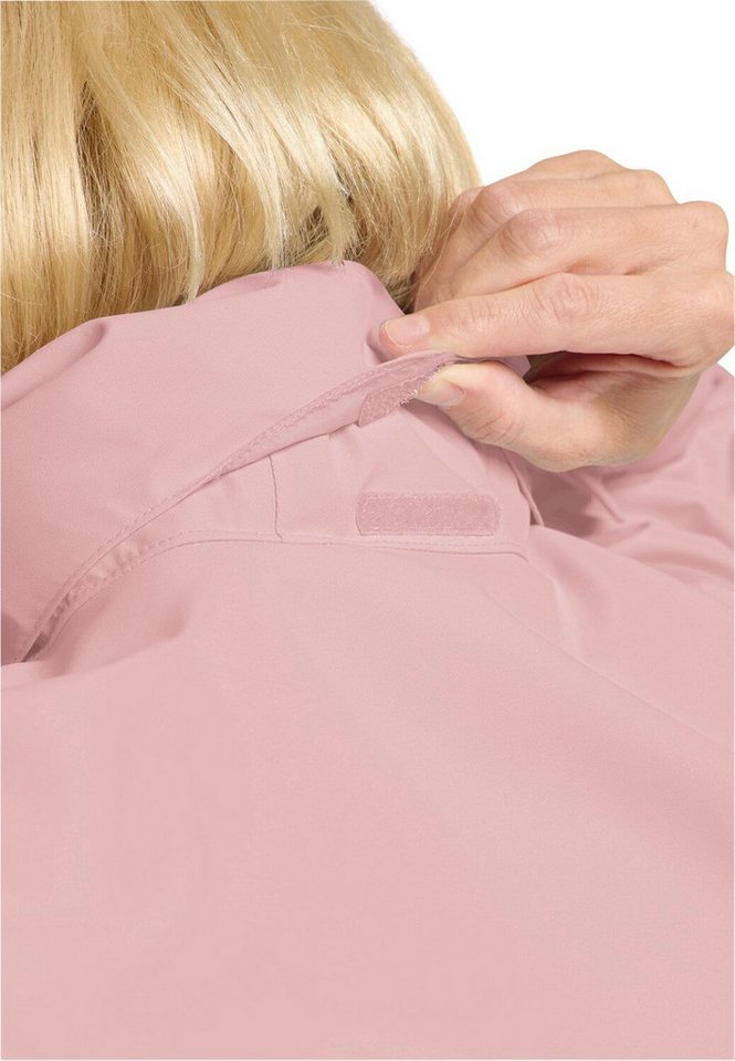Jack Wolfskin Regenjacke Trailtime 2-Lagen (wasserdicht, atmungsaktiv) hellrosa Damen Bild 3