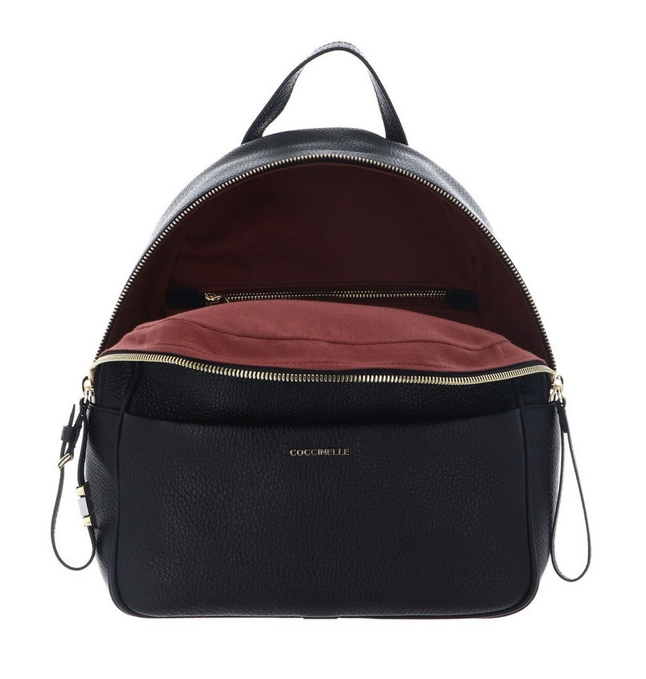 COCCINELLE Rucksack Backpack Grained Leather, aus echtem Rindsleder Bild 4