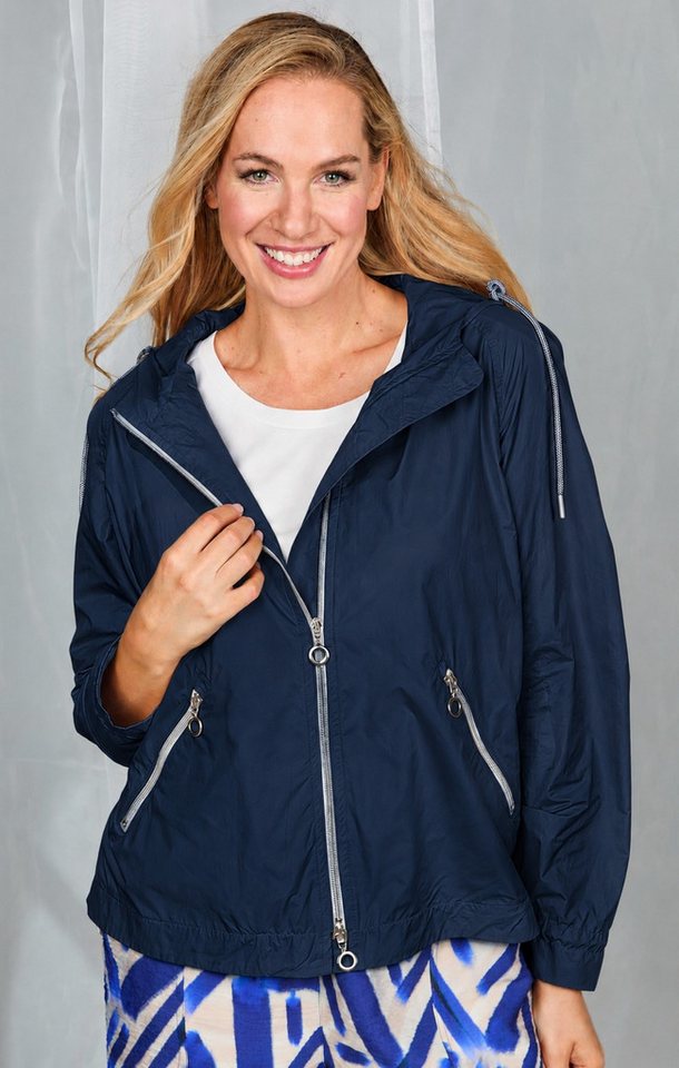 Mona Lisa REDLINE Outdoorjacke Große Größen - blue moments Leichte Jacke in moderner, cleanen Optik - water repellent Bild 2