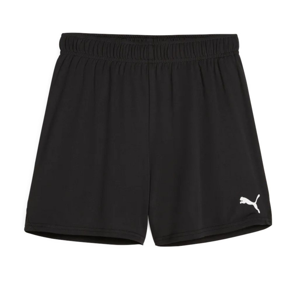PUMA Sporthose teamGOAL Shorts (100% rec. Polyester) kurz schwarz Damen
