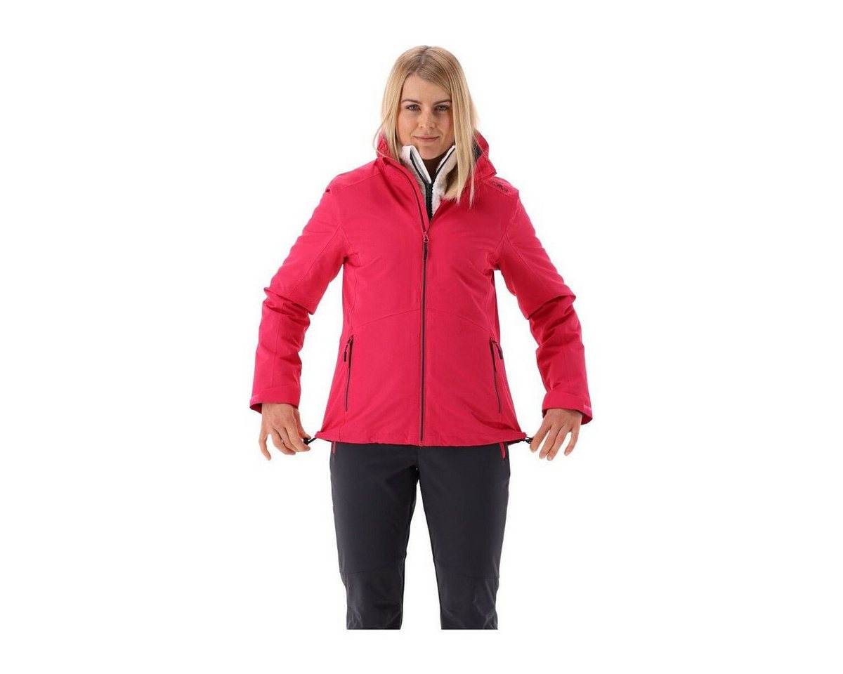 CMP Outdoorjacke Woman Jacket FIX Hood Detachble INN.JACKET Vielseitige 3-in-1-Damenjacke mit wasserdichtem Schutz und