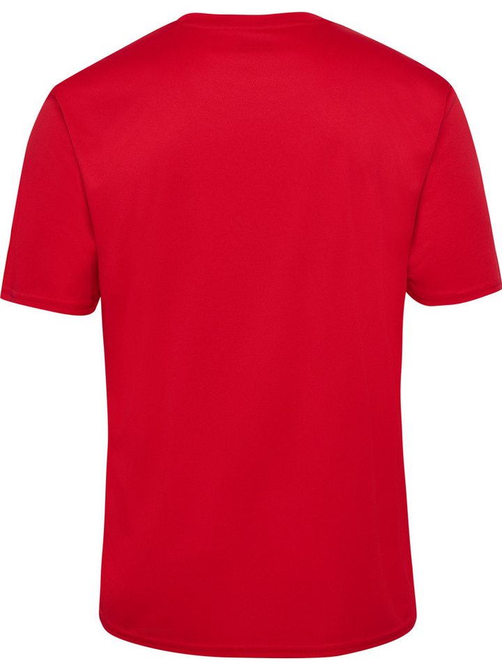 hummel T-Shirt hmlESSENTIAL (100% rec. Polyester) Kurzarm rot Herren Bild 3