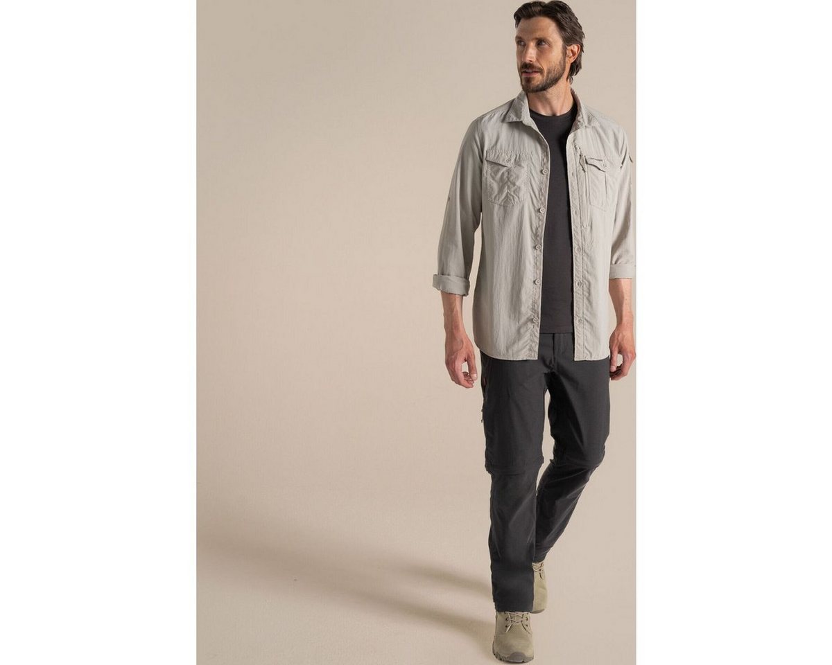Craghoppers Outdoorbluse Nosilife Adventure Long Sleeved Shirt III Perfektes Hemd für Abenteurer mit UV-Schutz, Insektenabwehr