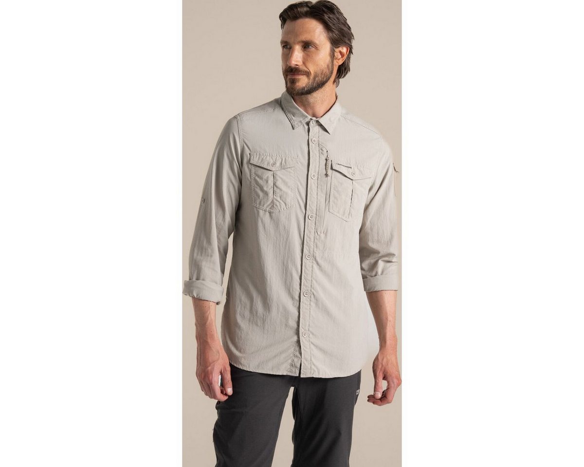 Craghoppers Outdoorbluse Nosilife Adventure Long Sleeved Shirt III Perfektes Hemd für Abenteurer mit UV-Schutz, Insektenabwehr Bild 2