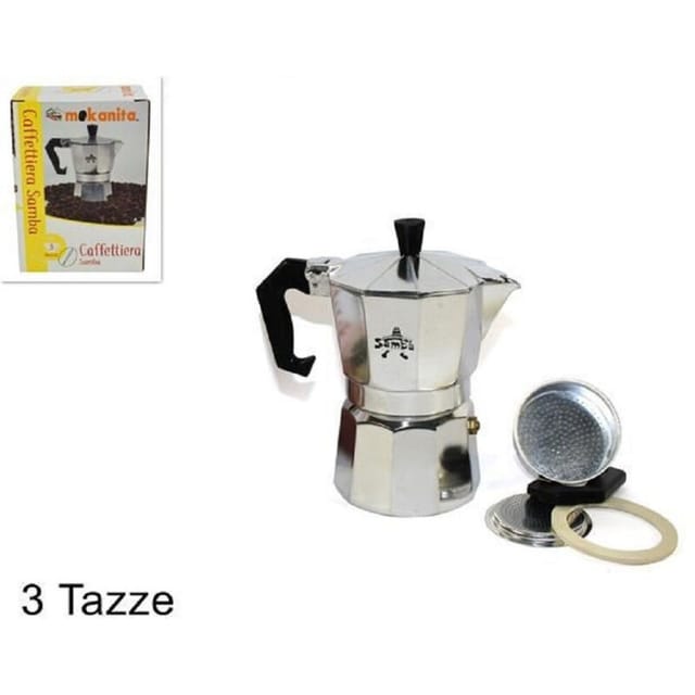 Trade Shop Traesio - Trade Shop - moka macchinetta caffe espresso classica misura 3 tazing mit ricambe -