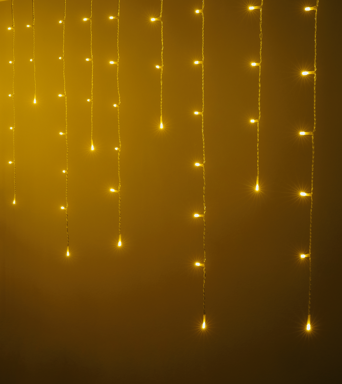 LIVARNO® LED-Lichtervorhang, 40 Stränge (Warmweiß)