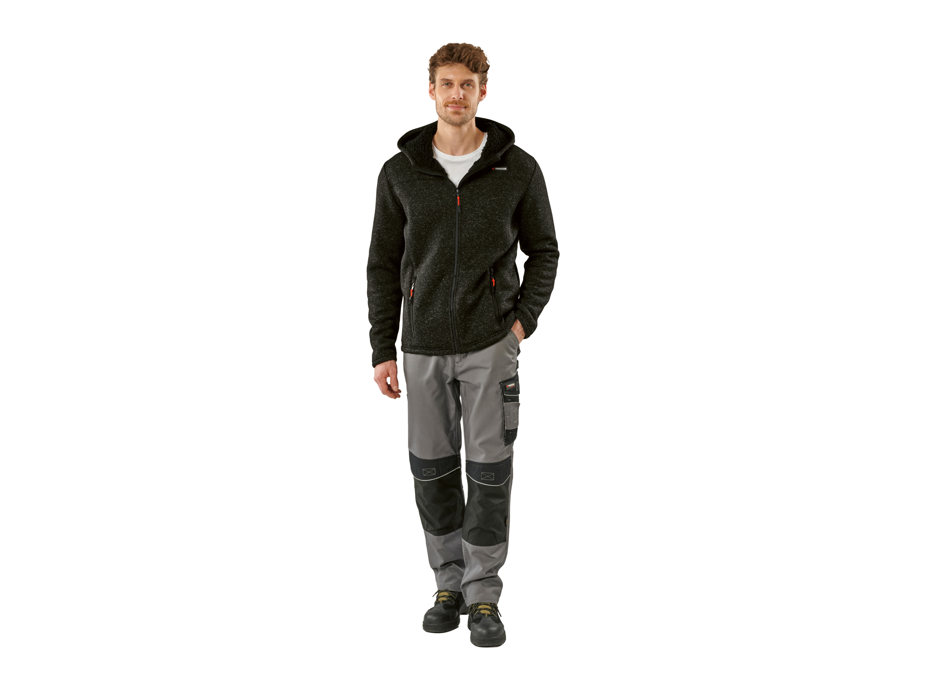 PARKSIDE® Herren Fleecejacke (Schwarz, M (48/50)) Bild 2