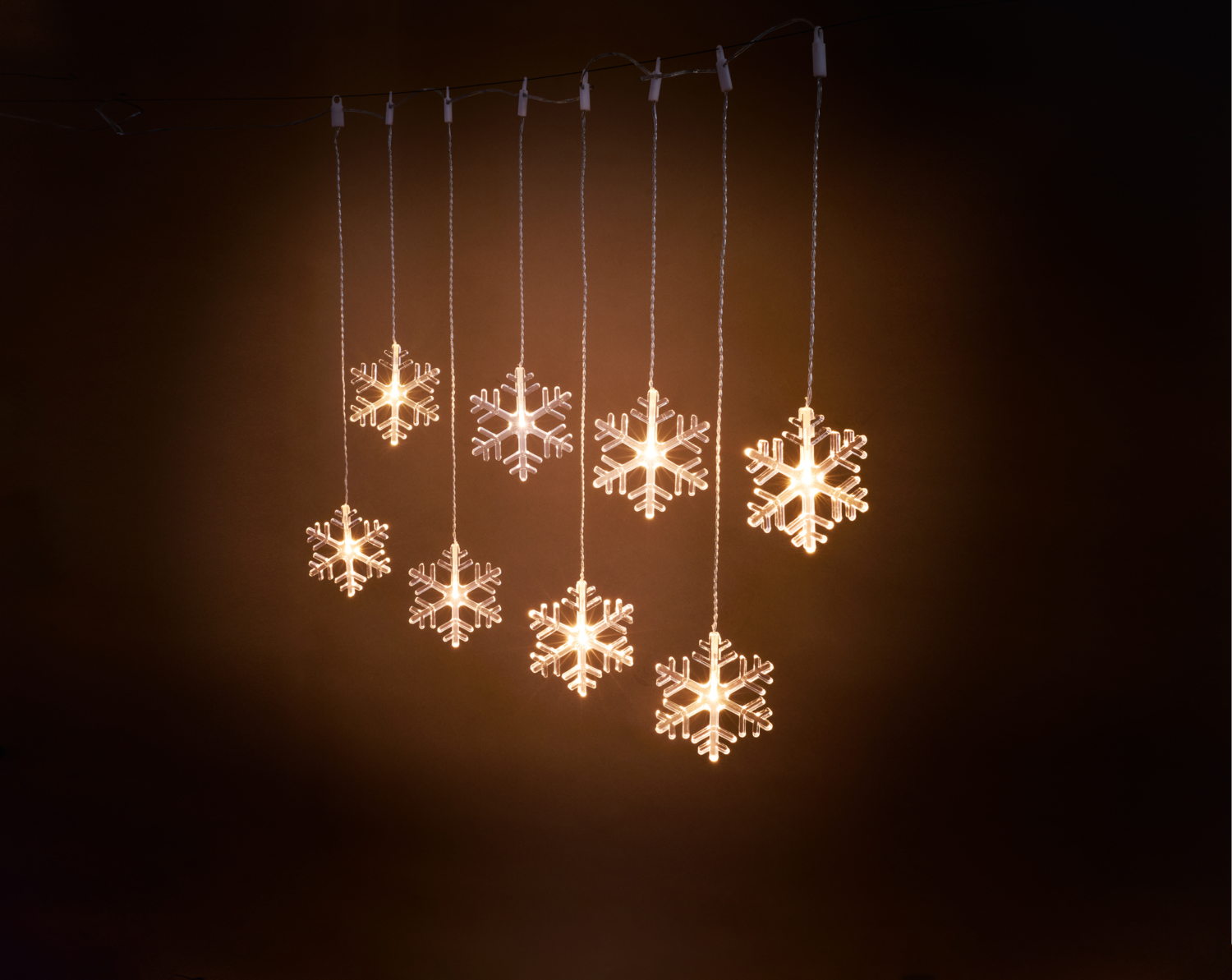 LIVARNO® Lichterkette LED Acryl (Schneeflocke/warmweiß)