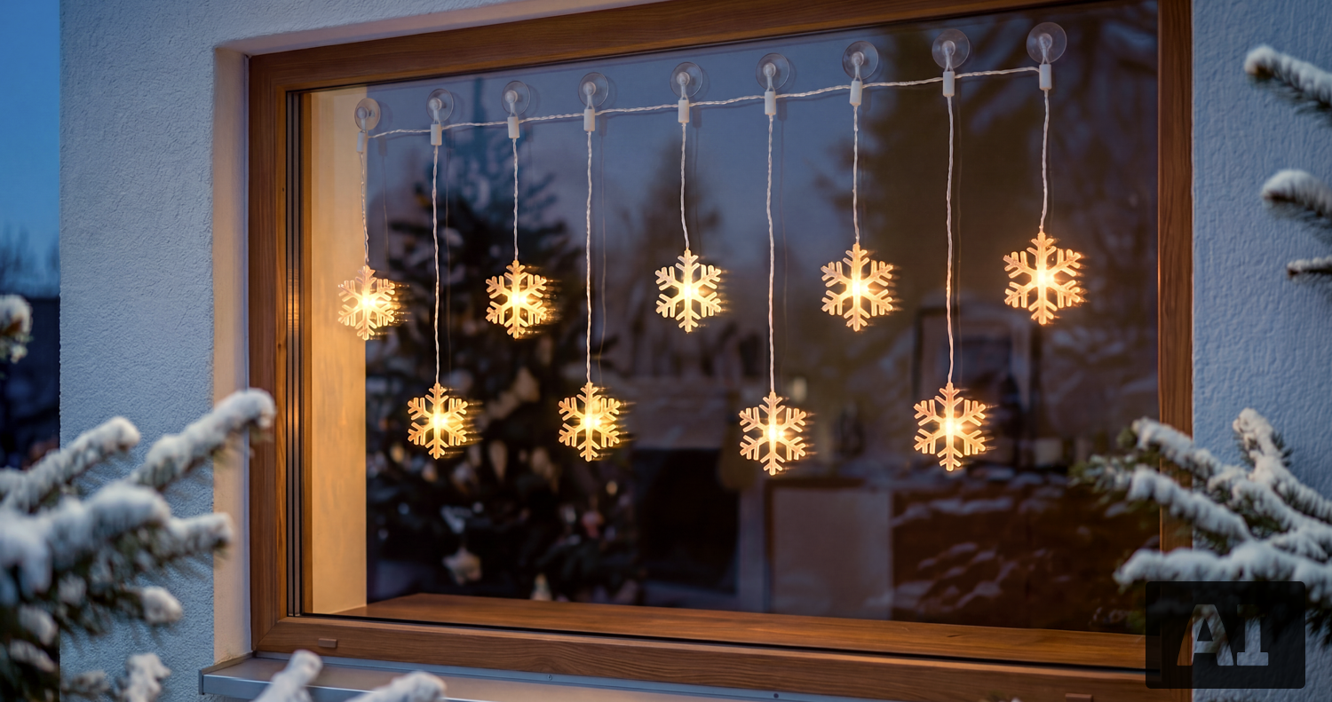 LIVARNO® Lichterkette LED Acryl (Schneeflocke/warmweiß) Bild 4