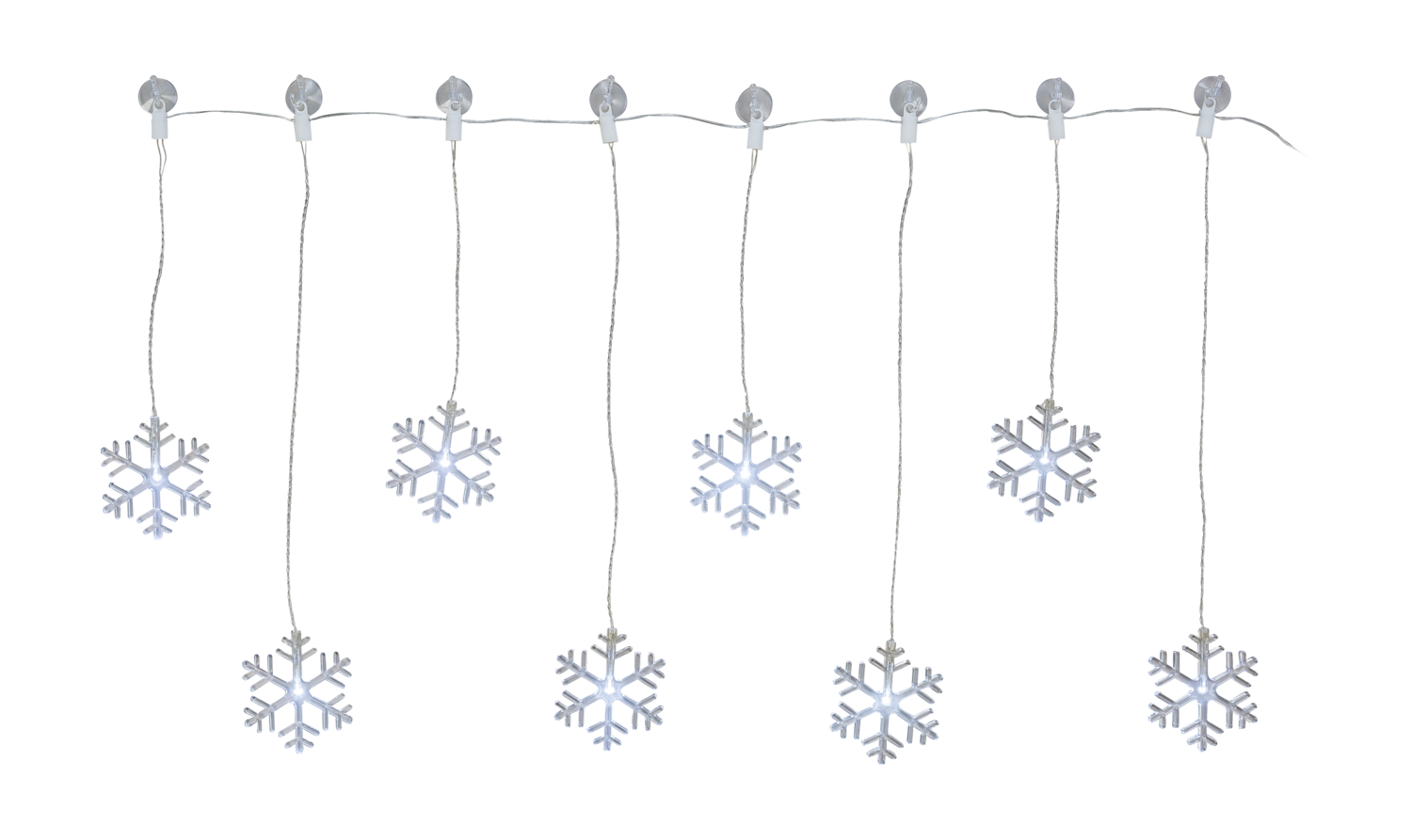 LIVARNO® LED-Lichtervorhang, Schneeflocke/Stern (Schneeflocke/kaltweiß)