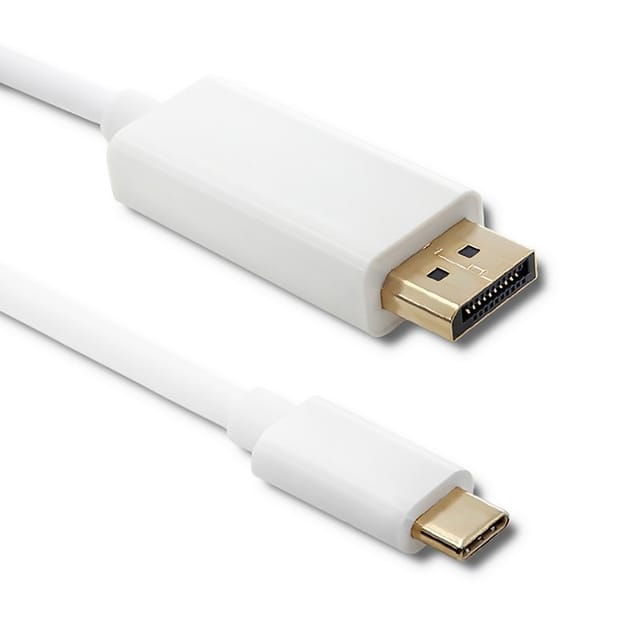 Qoltec DisplayPort Alternate Mode USB 3.1 Typ C Stecker Displayport Stecker 5K 1m