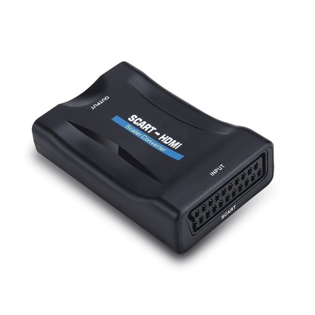 Trade Shop Traesio - Trade Shop - hd av video konverter scart auf hdmi adapter 720P 1080P koaxial audio -