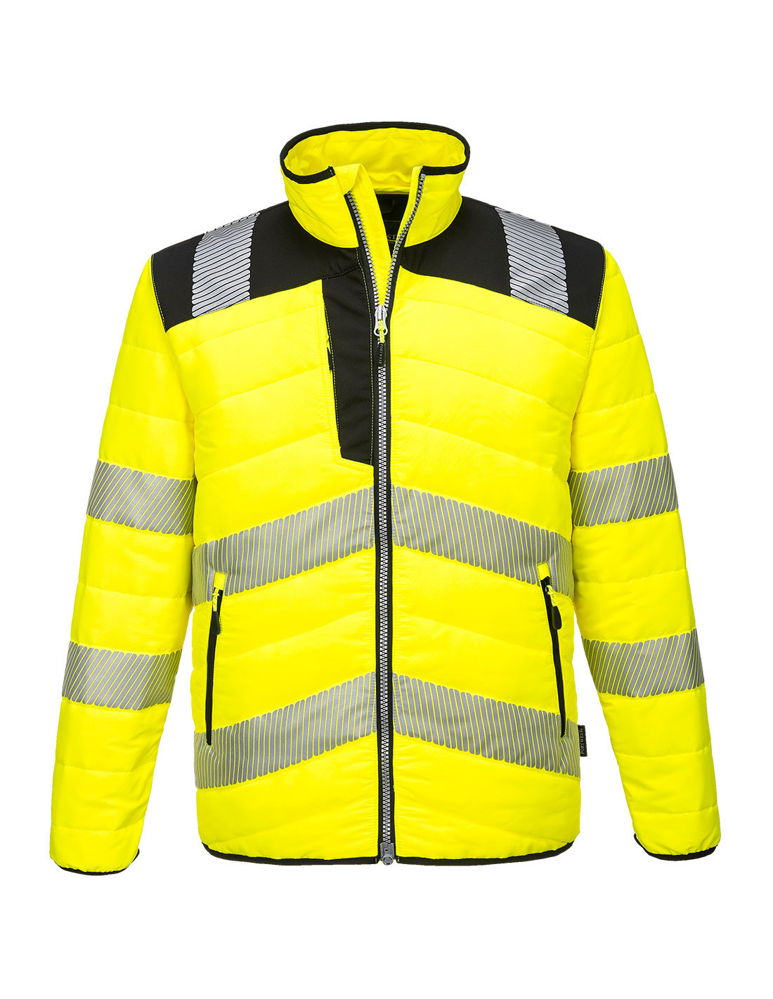 Pw3 Hi-vis Baffle Farbe: Gelb/schwarz Größe M - Portwest