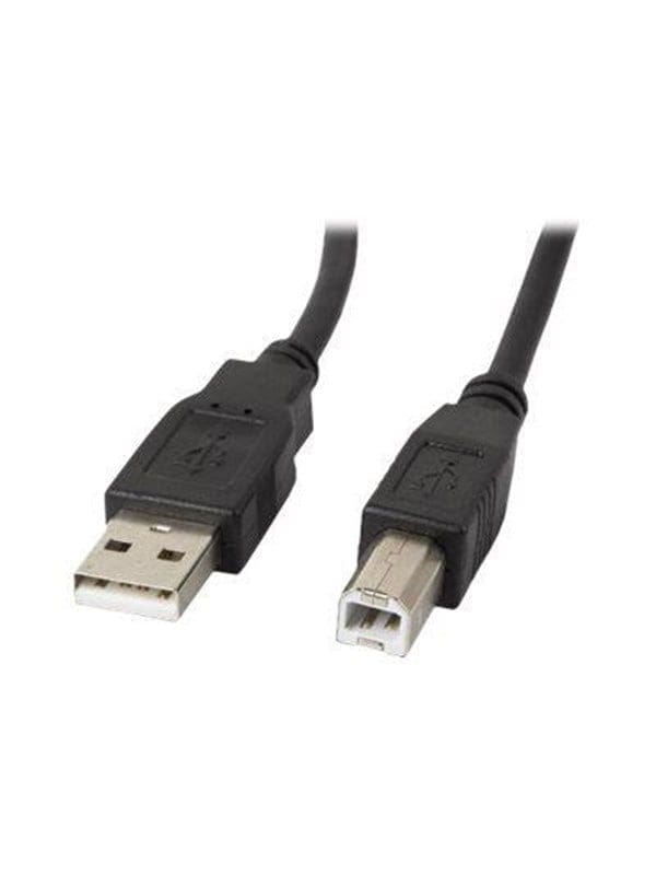 USB 2.0 A zu USB-B-Kabel Lanberg Schwarz