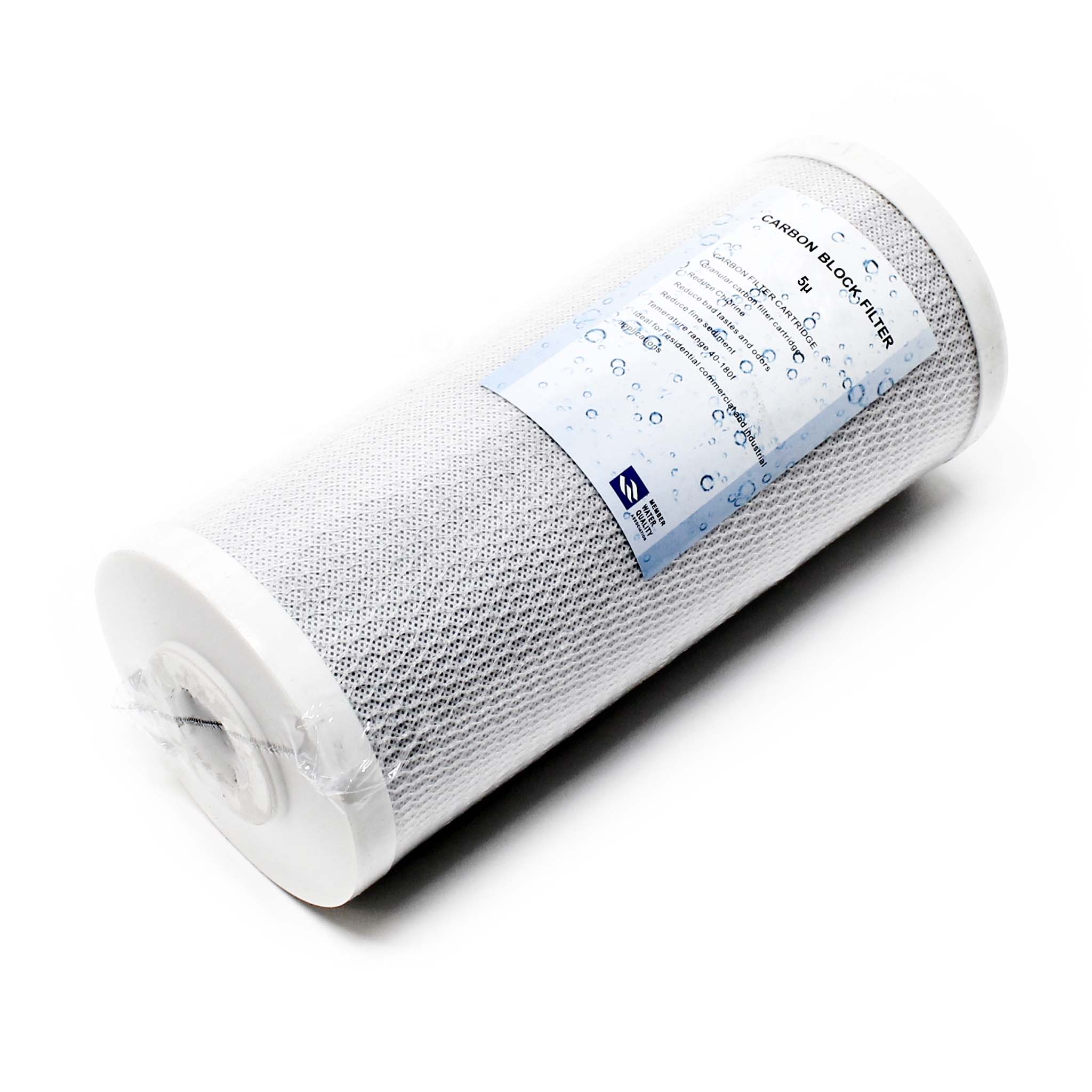 Naturewater Cto-10l Aktivkohle Block Filter Big Blue 10 Zoll (254 Mm) 5 Μ Ersatz Wasserfilter, Umkehrosmose Filter, Ersatz Filterkartusche, Trinkwasserfilter
