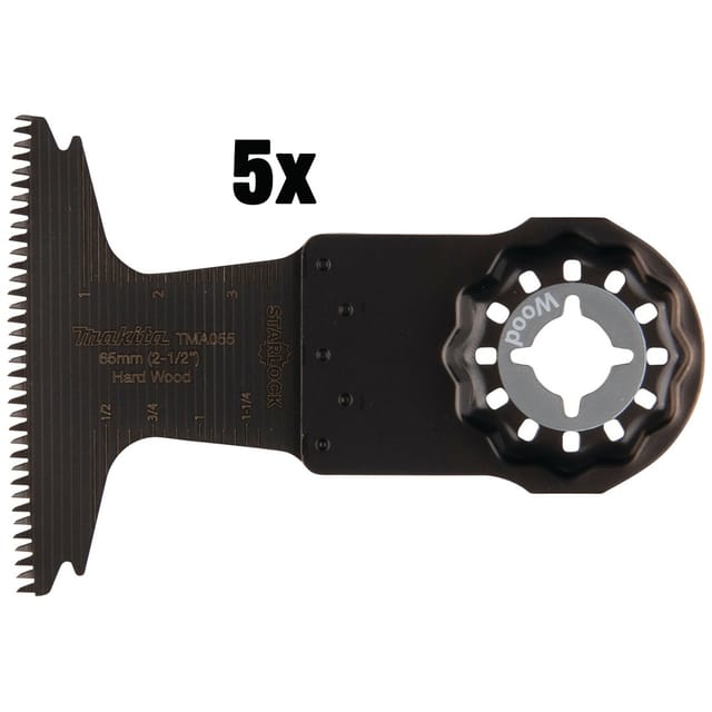 Tauchsägeblatt-Set, 5 Stk., TMA055, 65x40 mm, 1,8 mm - Makita