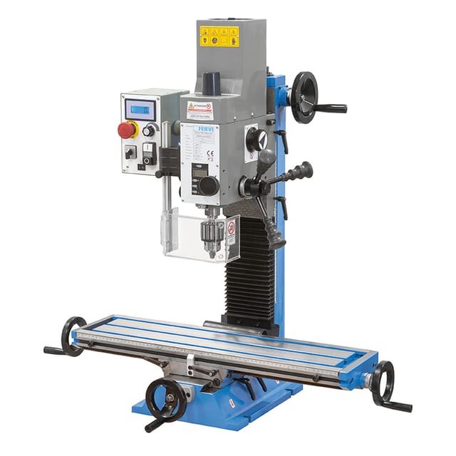 Tischbohrmaschine mit Zahnradfraser Fervi t061a