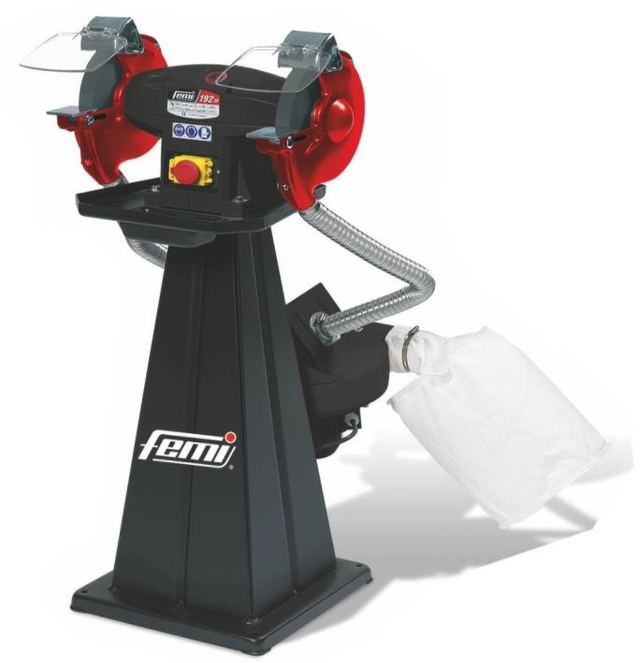 Schleifscheibe Femi 194 evo - 1500 w Drehstrom - ø 250x35x25 mm - Ohne Schleifscheiben - 8003832