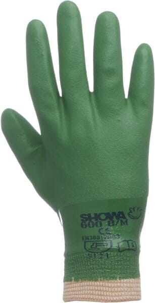 377 Nahtloser Strickhandschuh Nylon Nitril Allzweck 7/S - Showa