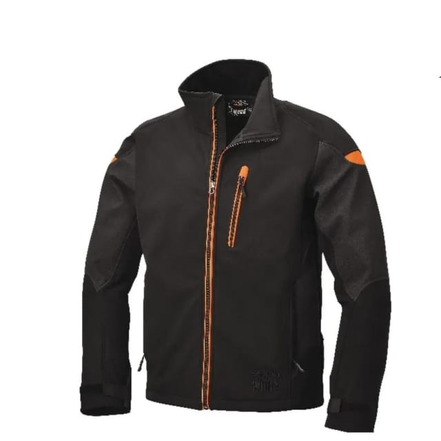 Beta Softshell 7684 Gartenjacke Schwarz und Grau