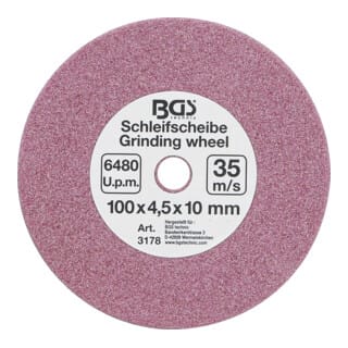 BGS Schleifscheibe für Art. 3180 Ø 100 x 4,5 x 10 mm - 3178